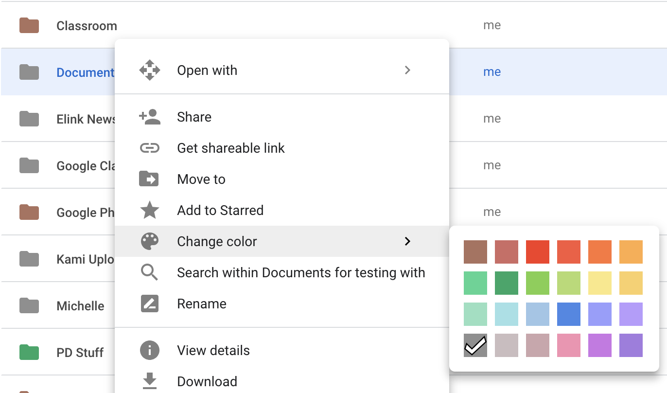 Organizing Google Drive