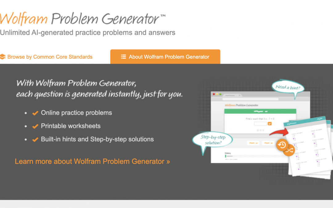 Wolfram Alpha Problem Generator