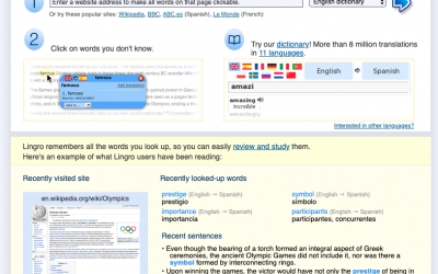 Lingro – Dictionary for Websites